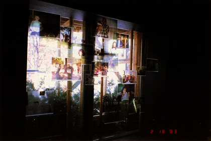 Image: Kaleidoscope, a project with Kitty Enbom and refugee children, we constructed a room of museum inside a room and in its showcases (store windows) the children could present their works. 